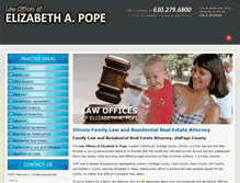 Tablet Screenshot of elmhurst-divorce-lawyer.com